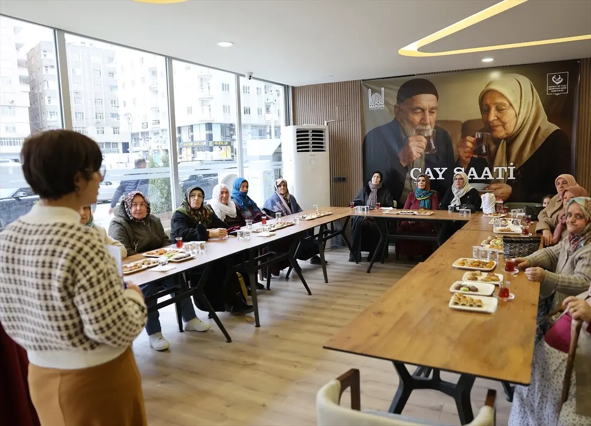 Mardin'de 65+ Yaşlılara Özel Sağlıklı Yaşam Çay Saati Buluşması