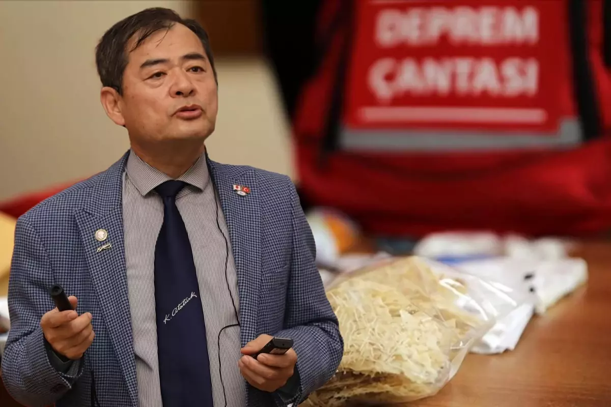 Japon Deprem Uzmanı'ndan Türkiye'ye Hayati Deprem Çantası Rehberi: Tuz ve Streç Film Neden Olmazsa Olmaz?