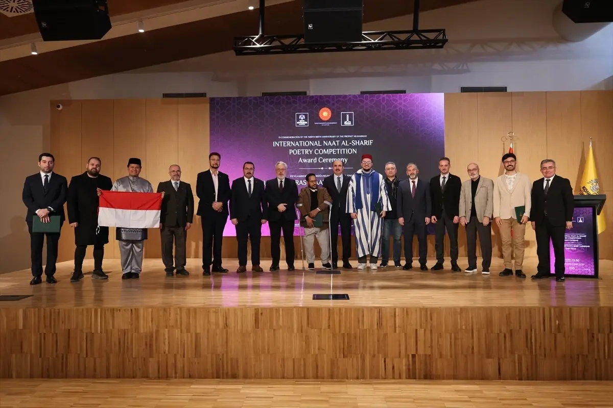 Konya’da 23 Ülke Katıldı: Uluslararası Naat‑ı Şerif Yarışması Ödül Töreni