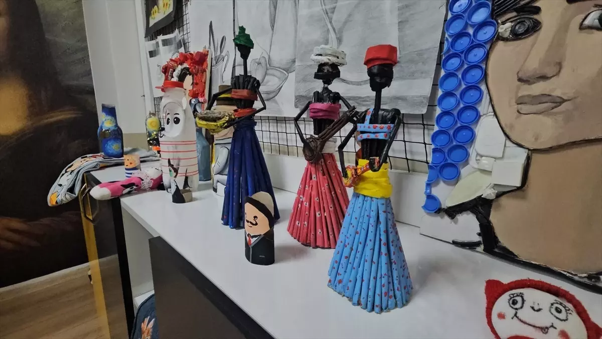 Erzincan BİLSEM’de Atık Malzemelerle Yaratılan Yeni Nesil Sanat