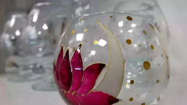 Gaziantep’te Kadınların 800°C Ateşle Yaratıcı Cam Tasarımları