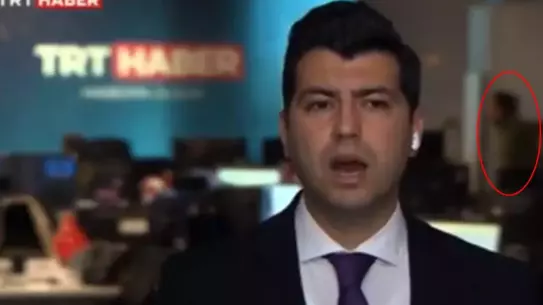 TRT Haber Canlı Bağlantısında Kadının 'Yeter' Çığlığı Yayına Yansıdı