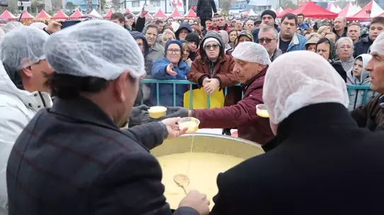 Dağıtılan 1 ton mıhlama