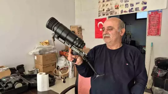 Koleksiyondan çeşitli fotoğraf makineleri