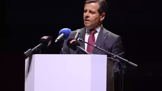 Boris Trajkovski Spor Salonu’nda tören