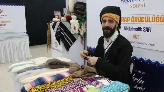 Rize’de Geleneksel El Sanatları Renkleriyle Dolu Yaşayan Miras Şöleni Kapandı