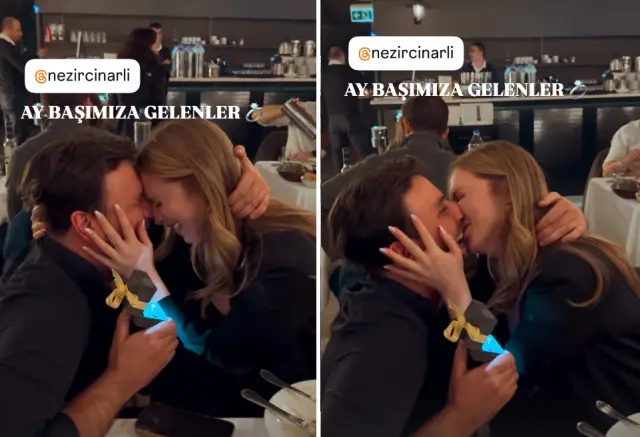 Hayal ve Nezir'in teklif anı