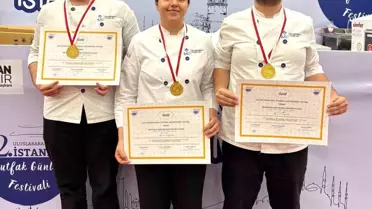 Bahçeşehir Üniversitesi Gastronomi Öğrencileri Uluslararası İstanbul Mutfak Günleri’nde Çifte Altın Madalya Kazandı