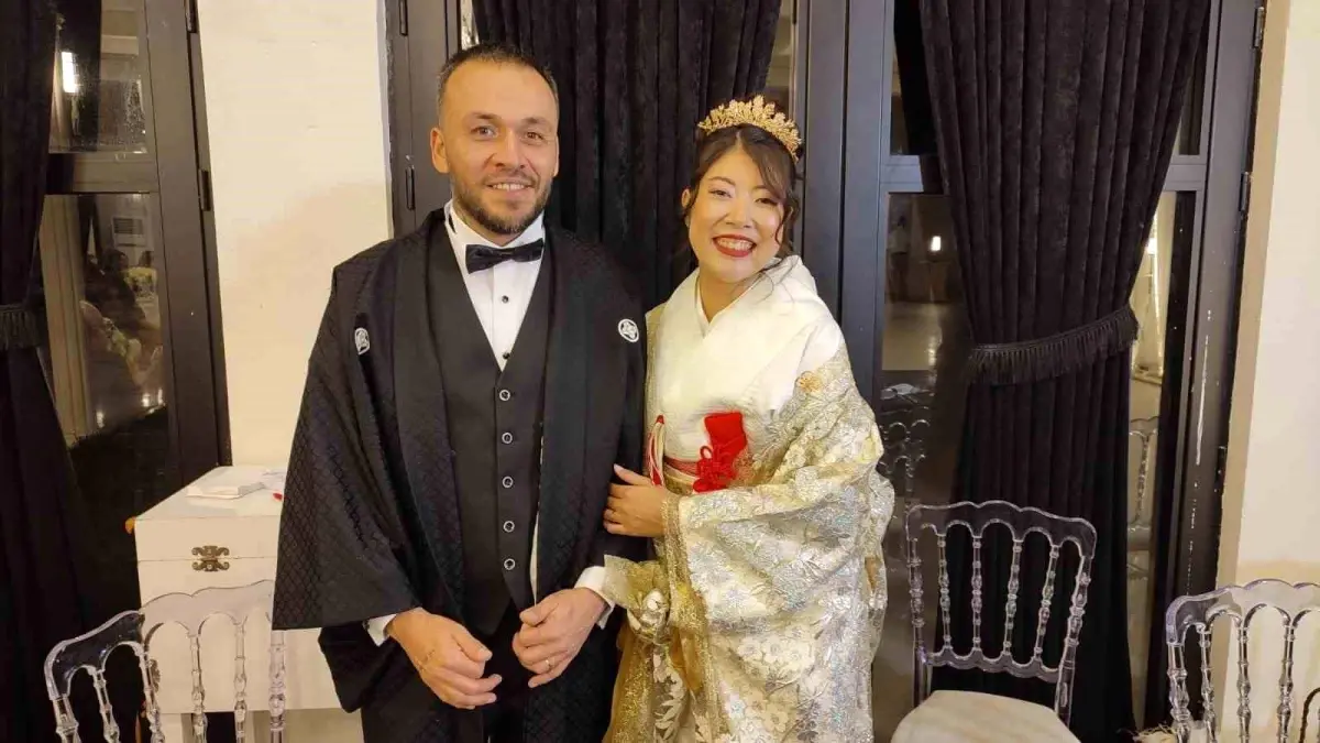 Denizli'de Renkli Türk‑Japon Düğünü: Erkin ve Tomomi'nin Kültür Şöleni