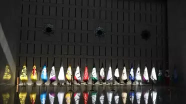 Suriye'nin Tarihine Renkli Bir Dokunuş: Antik Medeniyet Bayrakları İlk Kez Sergilendi