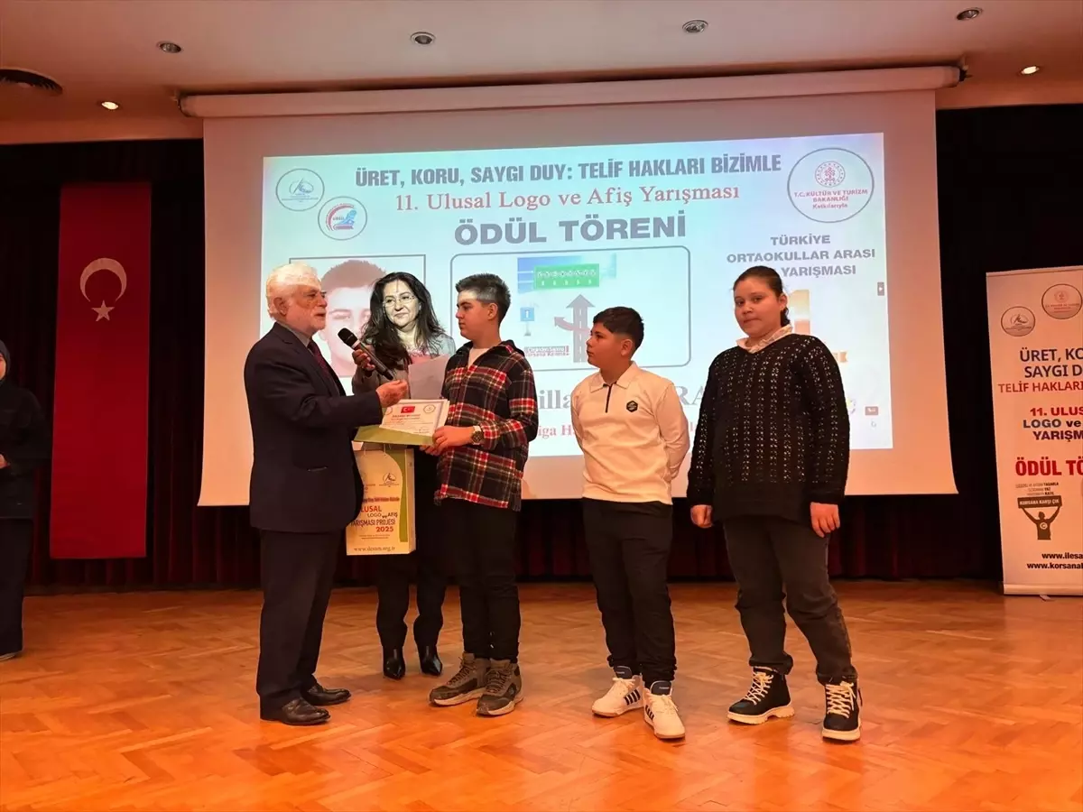 Biga'dan Telif Hakları Afişiyle Türkiye Birinciliği: Ortaokul Öğrencisi Noyan'ın Başarısı