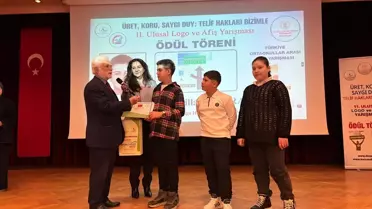 Biga'dan Telif Hakları Afişiyle Türkiye Birinciliği: Ortaokul Öğrencisi Noyan'ın Başarısı