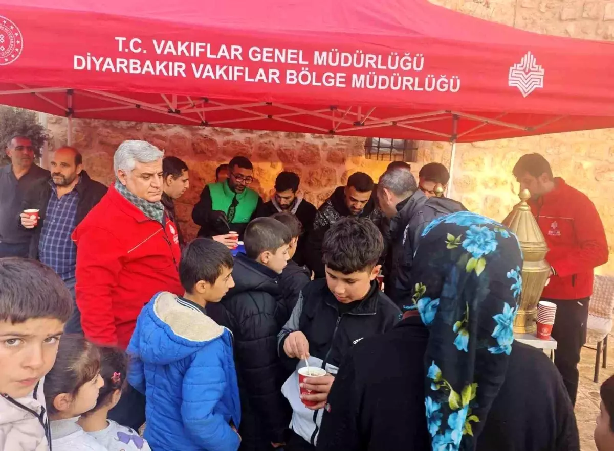 Diyarbakır’da Regaib Kandili’nde 8.500 Kişiye Salep İkramı
