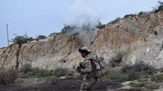 Foça’da Jandarma Komando Birliklerinden İlk Savaşçı Yarışması Coşkusu