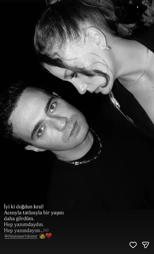 Serenay Sarıkaya ve Mert Demir birlikte