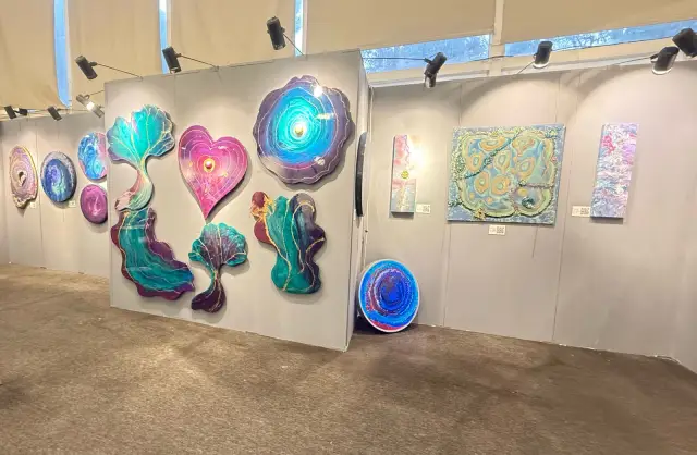 Eser detaylarından birinin yakın plan görüntüsü