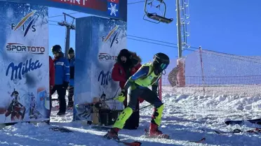 FIS Palandöken Cup pistlerinden bir görüntü