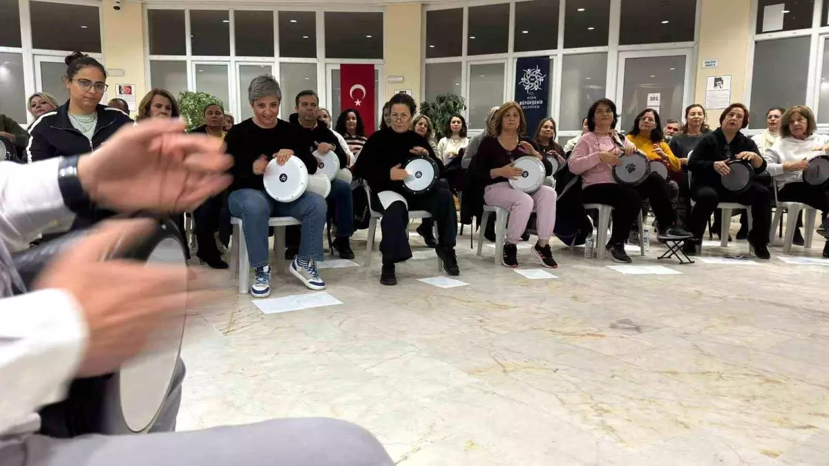 Aydın Büyükşehir Belediyesi ritim kulübü katılımcıları