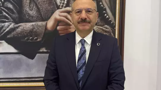 Vali Aksoy yeni yıl konuşması sırasında