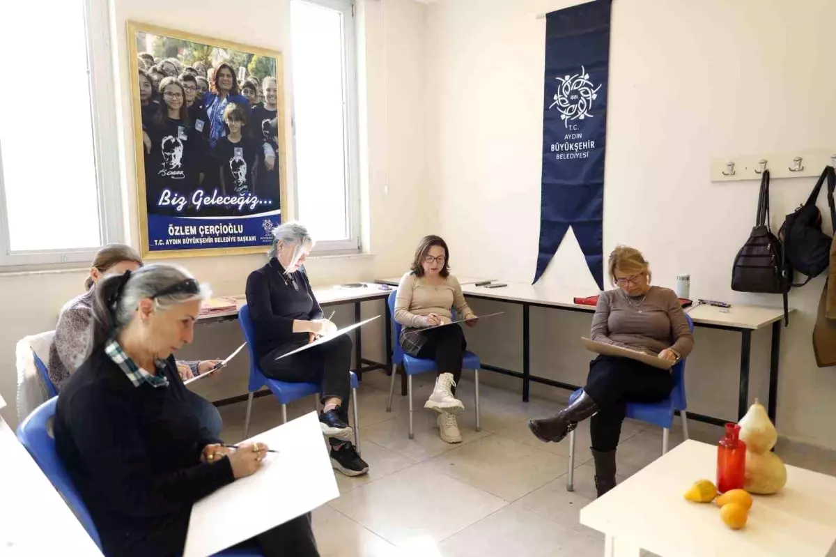 Aydın’da Güz Dönemi Resim Kurslarıyla Sanat Her Yaşa Dokunuyor