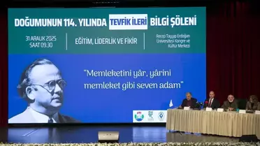 Ömer İleri, Dedesi Tevfik İleri’nin 114. Doğum Yılında Bilgi Şölenine Katıldı