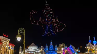 Burj Khalifa ışık gösterisi