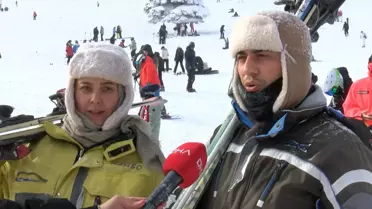 Uludağ’da yeni yıl kayak pistleri