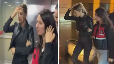 Şeyma Subaşı hastane girişinde