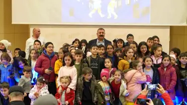 Kurslara katılan çocuklar