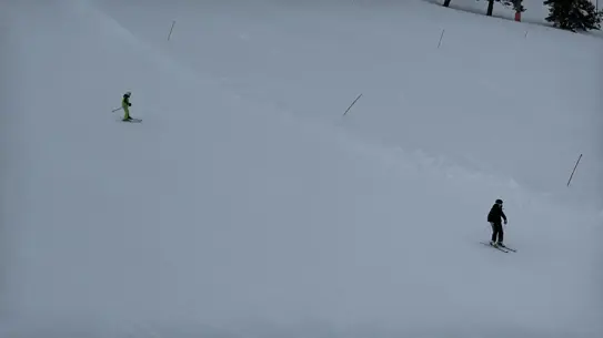 Keltepe Kayak pistlerinde kar