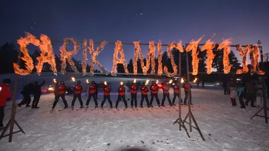 JAK timleri ve komando birimlerinin kayak gösterisi