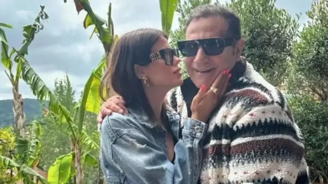 Canlı yayında duygusal an