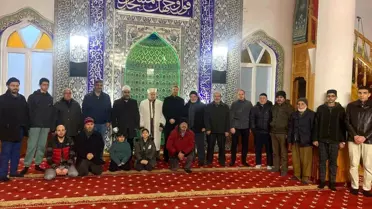 Efeler’de Evliya Çelebi Camii’nde Geleneksel Sabah Namazı Buluşması Coştu