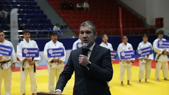 Judo müsabakalarından bir kare