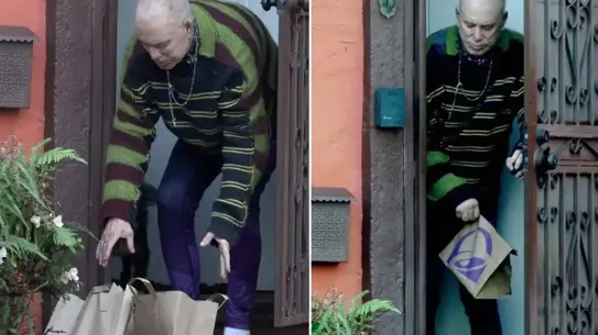 Mickey Rourke'ın evinden bir kare