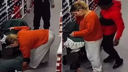 Taciz anı kaydedilen video çerçevesi