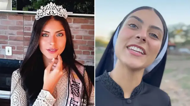 Kamila'nın manastırda çekilmiş fotoğrafı