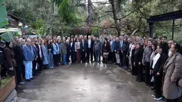 FTSO temsilcisi sahnede konuşma yapıyor