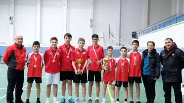 Erzincan Badminton maçından bir an