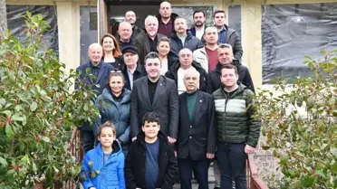 Etkinlikte Başkan Özcan ve gazeteciler