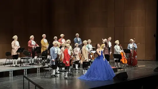 Viyana Mozart Orkestrası AKM sahnesinde performans