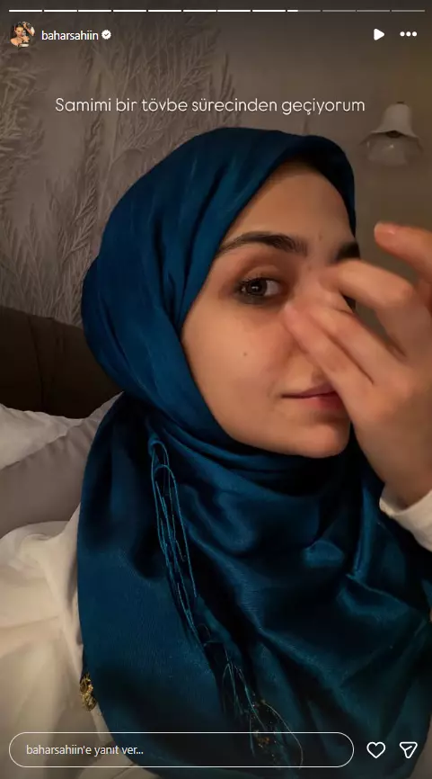 Bahar Şahin'in sosyal medya gönderisi