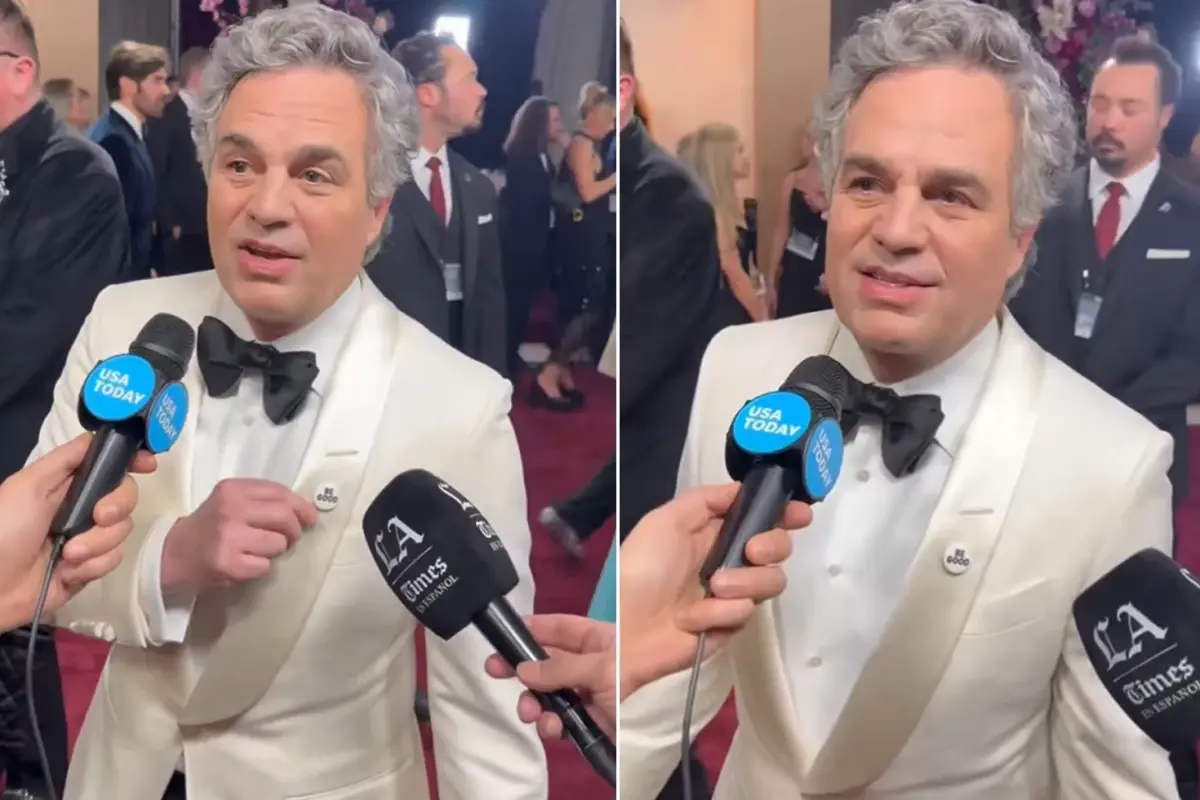 Mark Ruffalo Altın Küre sahnesinde