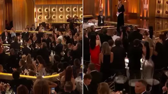 Julia Roberts sahnede alkış topluyor