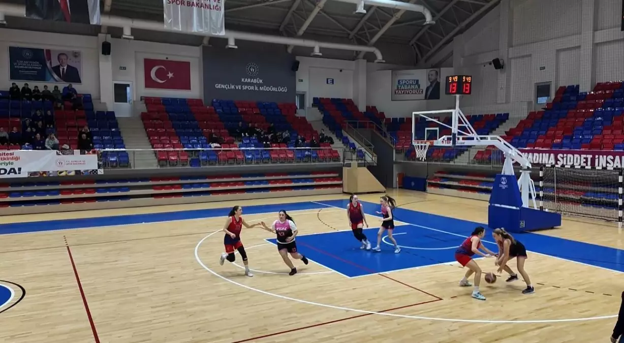 Karabük’te Gençler Basketbol Grup Müsabakaları Coşkuyla Başladı