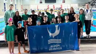 Yüzme Şenliklerinde yarışan AGM sporcuları