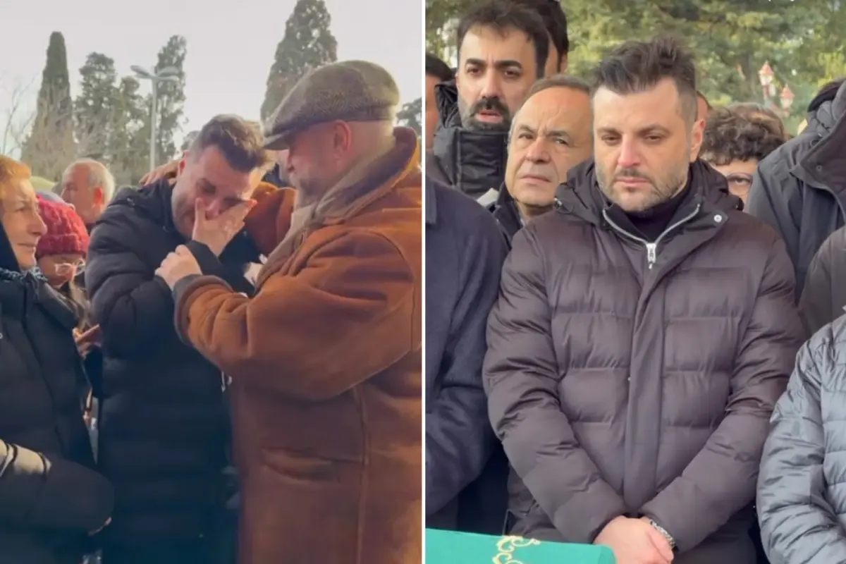 Candaş Tolga Işık, Babasının Son Yolculuğunda Gözyaşlarına Boğuldu