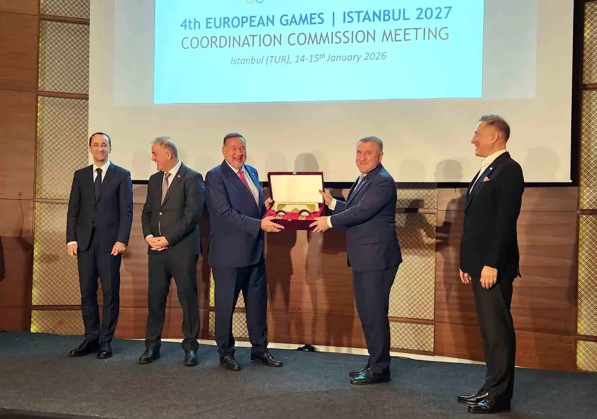 İstanbul’da 2027 Avrupa Oyunları Koordinasyon Komisyonu Toplantısı Açıldı