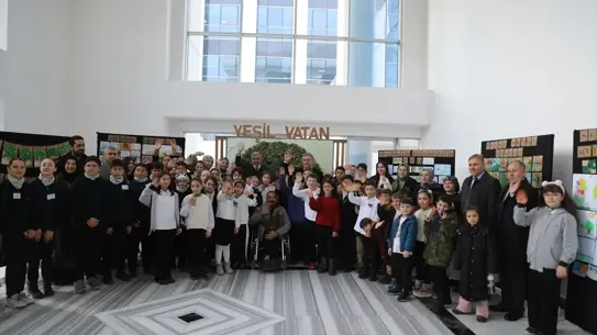 Sergideki posta sanatından bir eser