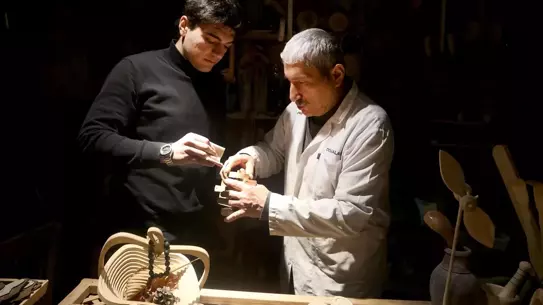 Mikail Fırat'ın ahşap heykelleri